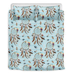Blue Indian Dream Catcher Pattern Print Duvet Cover Bedding Set