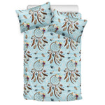 Blue Indian Dream Catcher Pattern Print Duvet Cover Bedding Set