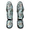 Blue Indian Dream Catcher Pattern Print Muay Thai Shin Guard