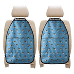 Blue Jack Russell Terrier Pattern Print Car Seat Organizers