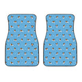 Blue Jack Russell Terrier Pattern Print Front Car Floor Mats