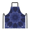 Blue Kaleidoscope Print Apron