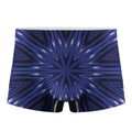 Blue Kaleidoscope Print Men's Boxer Briefs