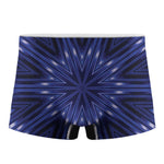 Blue Kaleidoscope Print Men's Boxer Briefs