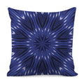 Blue Kaleidoscope Print Pillow Cover