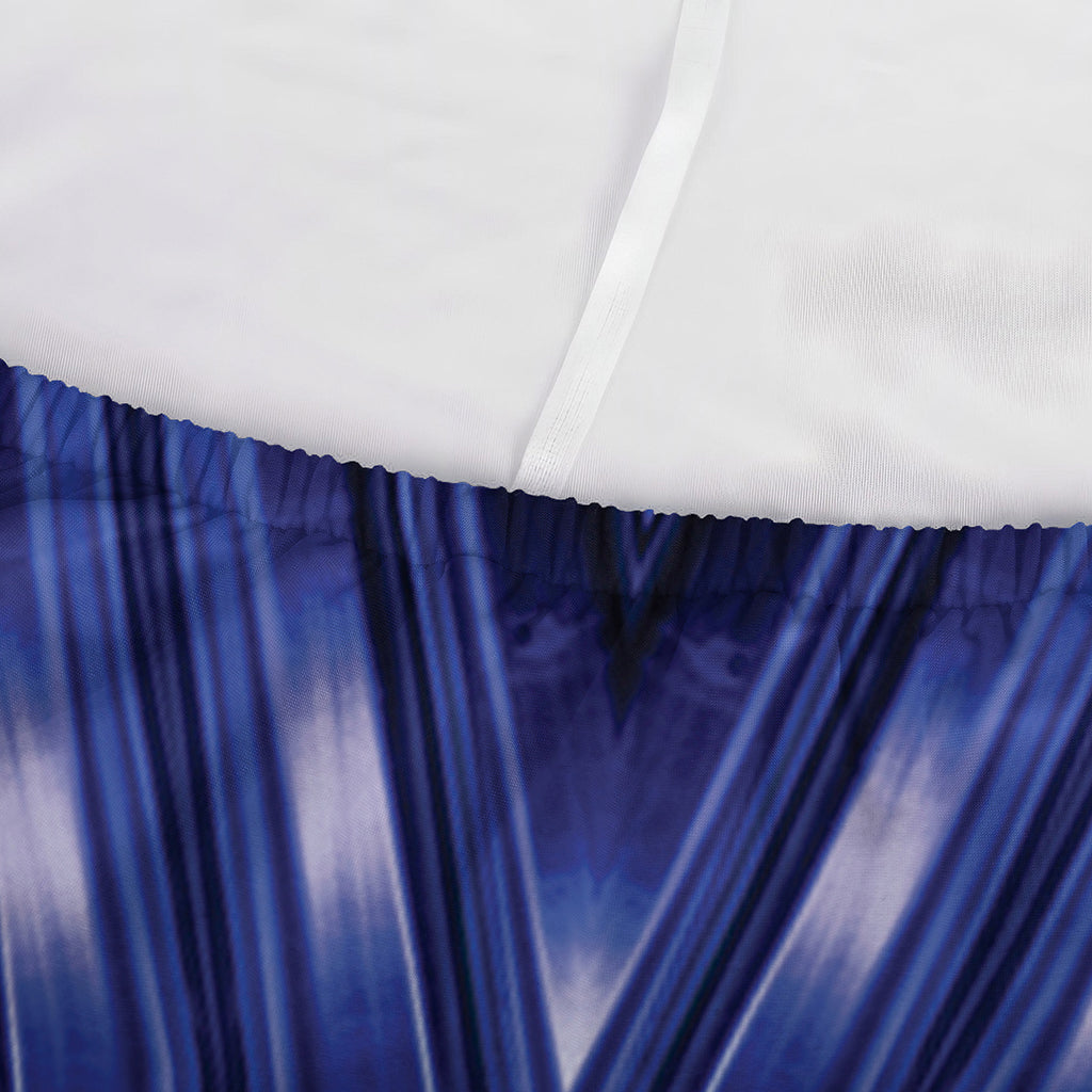 Blue Kaleidoscope Print Sofa Cover