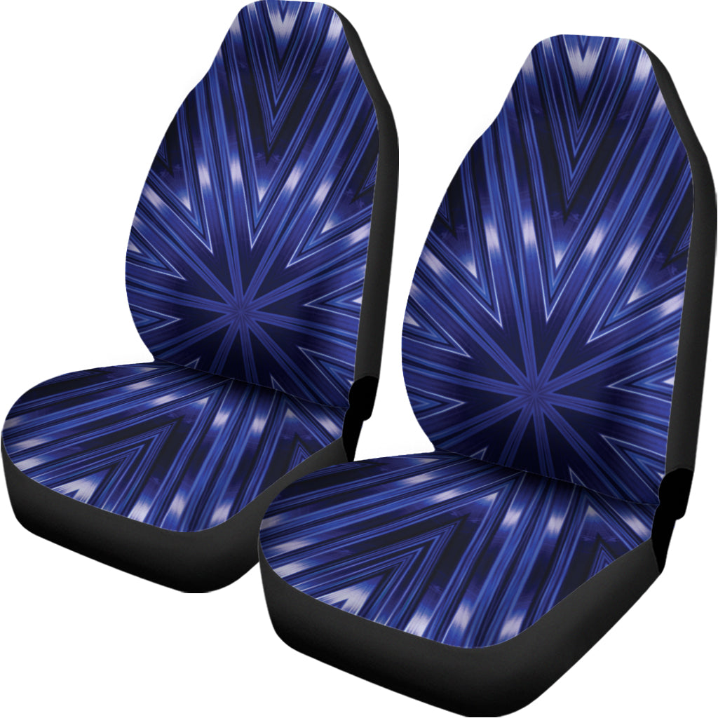 Blue Kaleidoscope Print Universal Fit Car Seat Covers