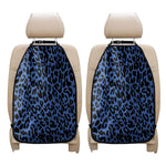 Blue Leopard Print Car Seat Organizers