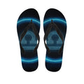 Blue Libra Zodiac Sign Print Flip Flops