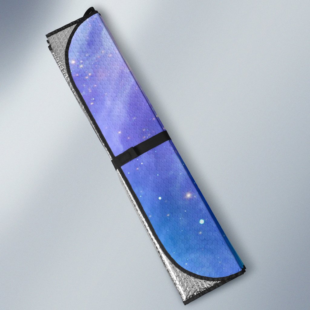 Blue Light Nebula Galaxy Space Print Car Sun Shade GearFrost