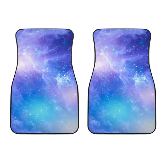 Blue Light Nebula Galaxy Space Print Front Car Floor Mats