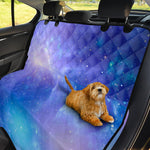 Blue Light Nebula Galaxy Space Print Pet Car Back Seat Cover