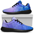 Blue Light Nebula Galaxy Space Print Walking Shoes