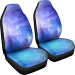 Blue Light Nebula Galaxy Space Print Universal Fit Car Seat Covers