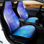 Blue Light Nebula Galaxy Space Print Universal Fit Car Seat Covers