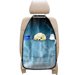 Blue Lightning Print Car Seat Organizers