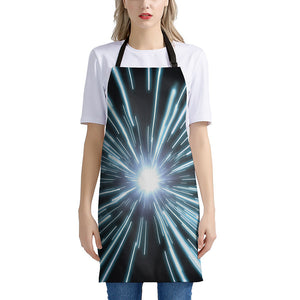 Blue Lightspeed Print Apron