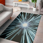 Blue Lightspeed Print Area Rug