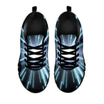 Blue Lightspeed Print Black Sneakers