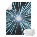 Blue Lightspeed Print Blanket