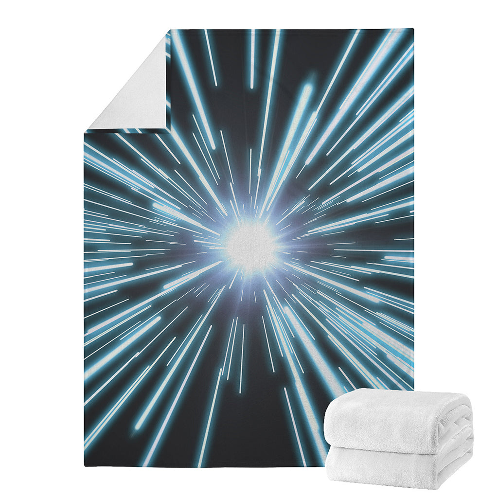 Blue Lightspeed Print Blanket