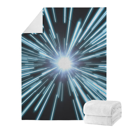 Blue Lightspeed Print Blanket