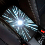 Blue Lightspeed Print Car Center Console Cover