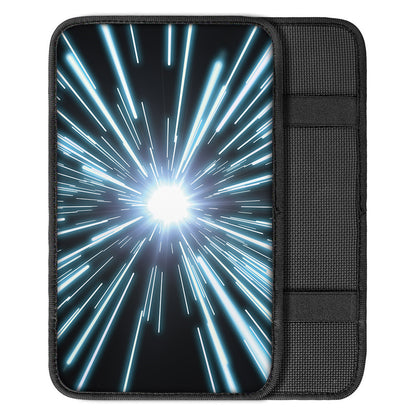 Blue Lightspeed Print Car Center Console Cover