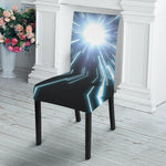 Blue Lightspeed Print Dining Chair Slipcover