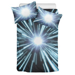Blue Lightspeed Print Duvet Cover Bedding Set
