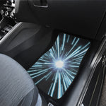 Blue Lightspeed Print Front and Back Car Floor Mats