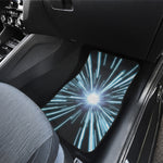 Blue Lightspeed Print Front Car Floor Mats