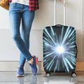 Blue Lightspeed Print Luggage Cover