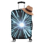 Blue Lightspeed Print Luggage Cover