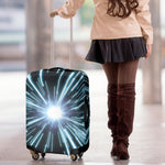 Blue Lightspeed Print Luggage Cover