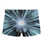 Blue Lightspeed Print Men's Boxer Briefs