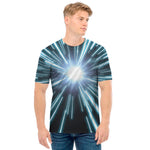 Blue Lightspeed Print Men's T-Shirt