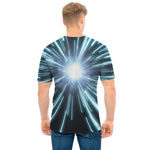 Blue Lightspeed Print Men's T-Shirt