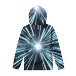 Blue Lightspeed Print Pullover Hoodie