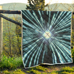Blue Lightspeed Print Quilt