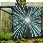 Blue Lightspeed Print Quilt