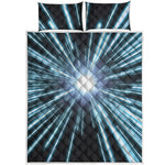 Blue Lightspeed Print Quilt Bed Set