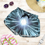 Blue Lightspeed Print Women's Shorts