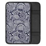 Blue Maori Polynesian Tribal Print Car Center Console Cover