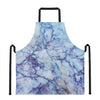 Blue Marble Print Apron