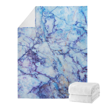 Blue Marble Print Blanket
