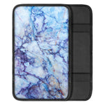 Blue Marble Print Car Center Console Cover