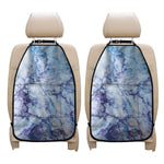 Blue Marble Print Car Seat Organizers
