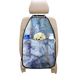 Blue Marble Print Car Seat Organizers
