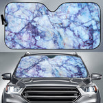 Blue Marble Print Car Sun Shade GearFrost